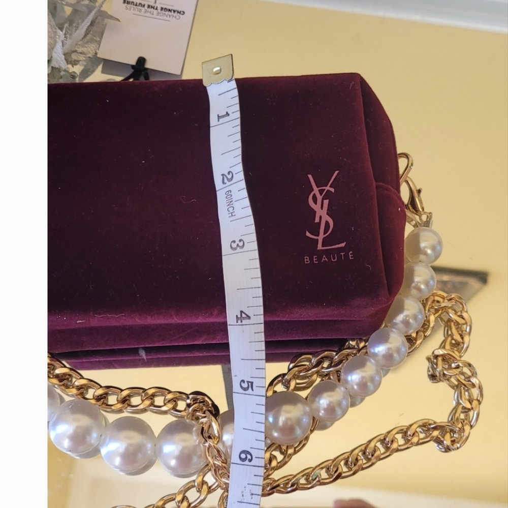 Yves Saint Laurent Burgundy Crossbody Bag NEW YSL - Picture 7 of 16